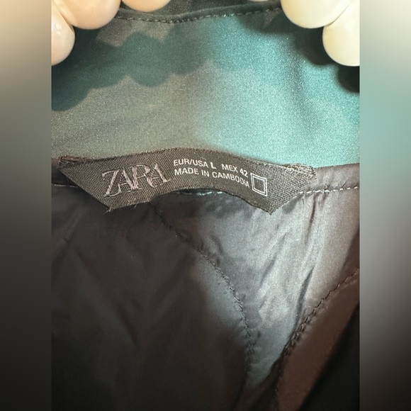 Zara Men's Dark Green Jacket - Picture 3 of 8